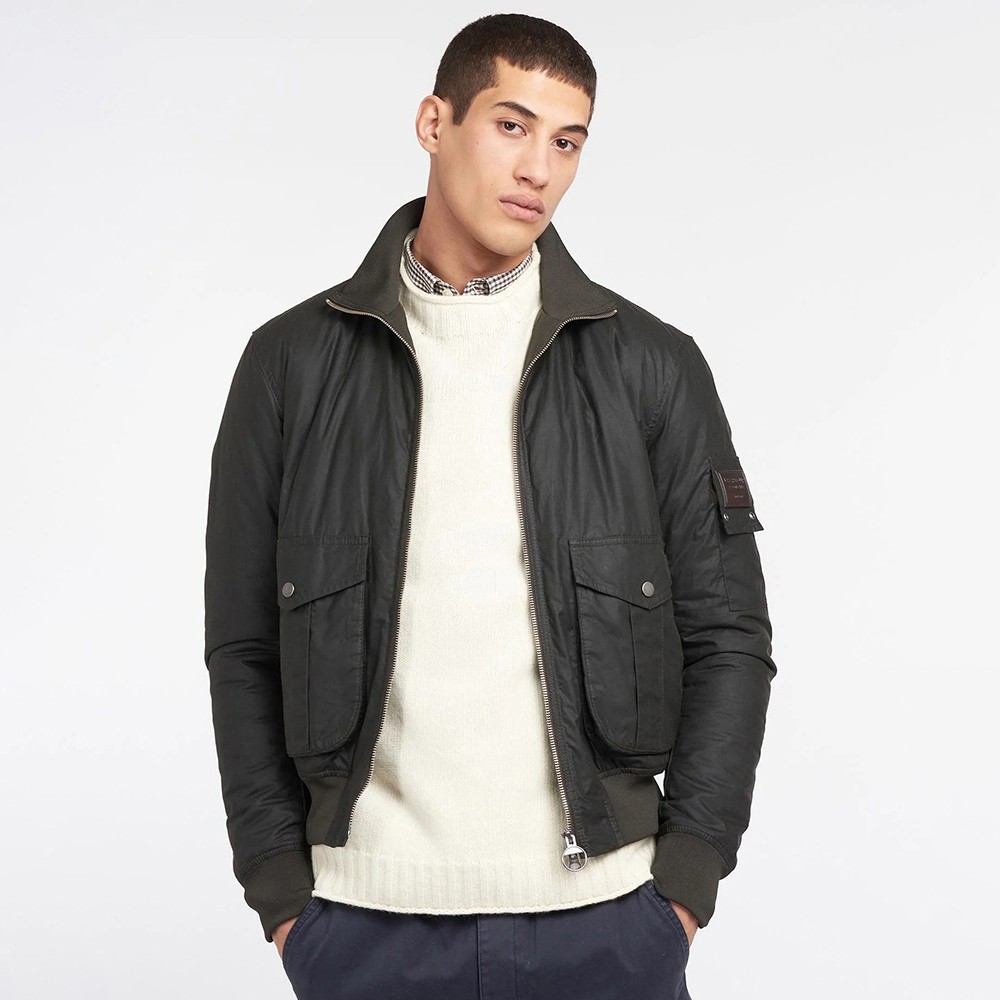 Chaqueta Barbour GS Short Wax - Imagen 4